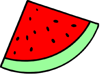 Kids Party Food Watermelon Slice